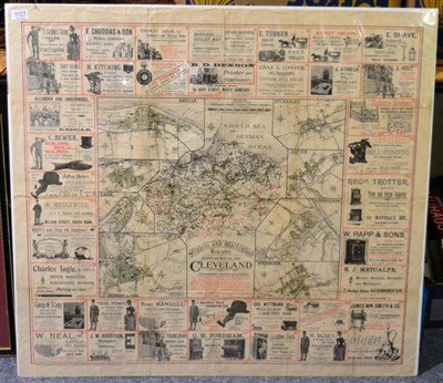 Lot 1127 - Stephens and Mackintosh, Leicester, Business Map of the Cleveland Parliamentary Division of...