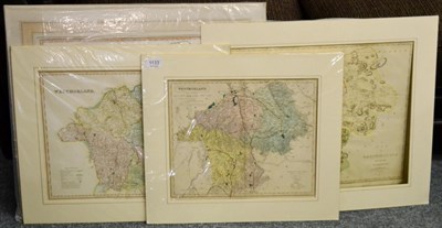 Lot 1133 - Four early 19th century maps of Westmorland: two pub. John Cary, one Henry Teesdale, one J. &...