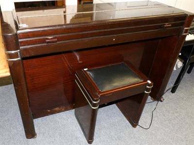 Lot 1171 - An Eavestaff mini piano and piano stool circa 1950