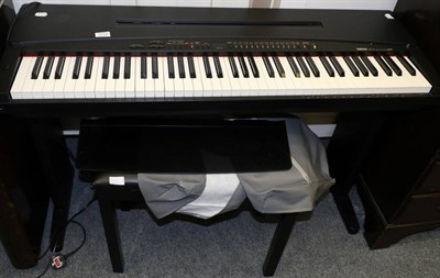 Lot 1172 - Yamaha YFP70 keyboard and stool