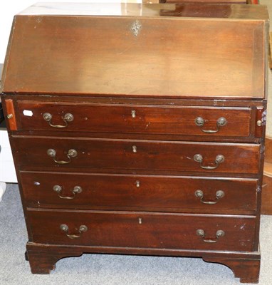 Lot 1173 - A mahogany bureau