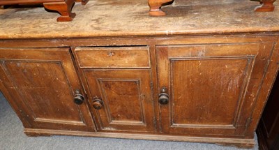 Lot 1176 - A 19th century dresser base