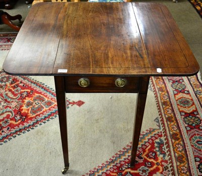 Lot 1255 - A 19th century mahogany Pembroke table