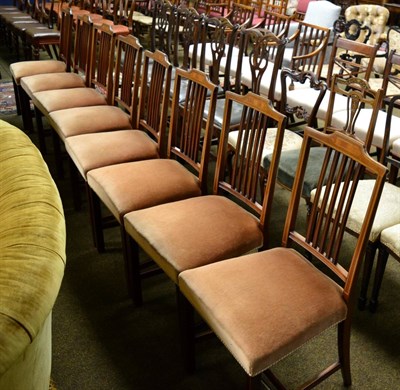 Lot 1268 - A set of eight dining chairs and four various occasional chairs