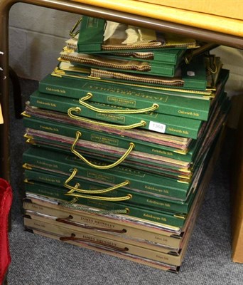 Lot 1368 - James Brindley of Harrogate large silk sample books including, Portobello Silk, Oakworth Silk,...