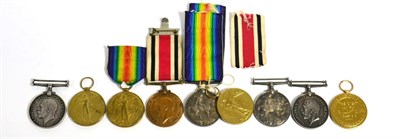 Lot 3 - Two First World War Pairs to the Royal Engineers, each comprising British War Medal and Victory...