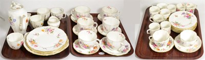 Lot 105 - Three trays of Royal Crown Derby and Derby Posies tableware