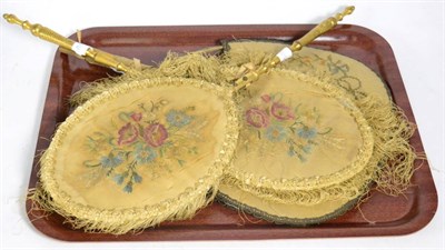 Lot 138 - Two pairs of Edwardian fans