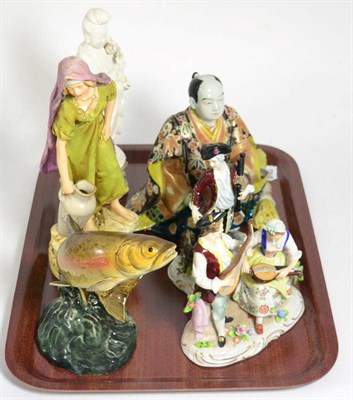 Lot 150 - A quantity of assorted ceramics including Royal Dux, Beswick and Imari