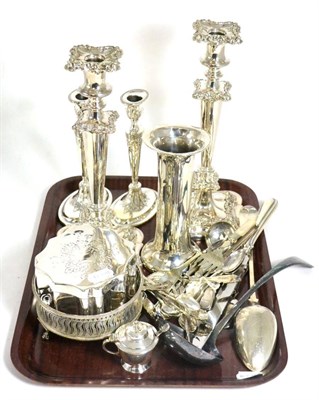 Lot 159 - A George III pierced silver cruet frame, lacking handle and dividers, J Hoyland & Co, Circa...