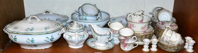 Lot 207 - A group of Spode Darlington pattern dinner and tea wares; together with an Edwardian tea...