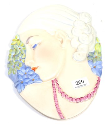 Lot 260 - An Art Deco Beswick wall plaque, mould number 436