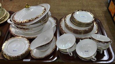 Lot 1017 - A six piece Royal Doulton dinner service, pattern Winthrop