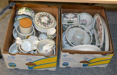 Lot 1021 - A group of Portmerion dinner wares including Botanic Garden (two boxes)