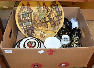 Lot 1032 - Miscellaneous ceramics including Shelley part coffee set and Japanese 'Chokin' service etc (qty)