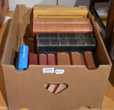 Lot 1074 - A box of books including 'Battles of the Nineteenth Century' published by Cassell and Company...