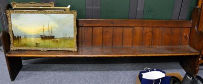 Lot 1085 - A church pew