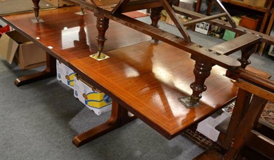 Lot 1088 - A 1970's Danish Skovby Rosewood Extending Dining Table, with two leaves, on shaped supports...