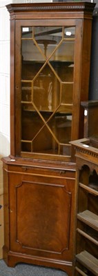 Lot 1177 - A corner cupboard