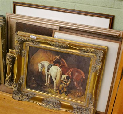 Lot 1213 - A Bracken, a group of watercolours, together with further assorted works