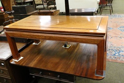 Lot 1290 - A Chinese hardwood coffee table