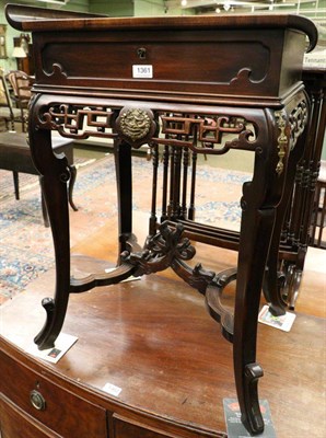 Lot 1361 - A Chinese work table