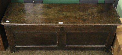 Lot 1393 - A 17th century oak kist