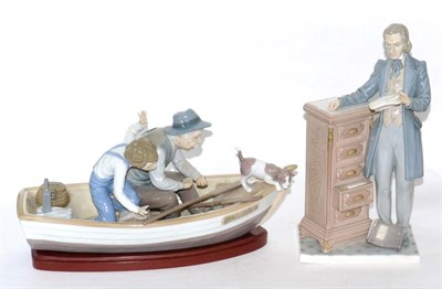 Lot 7 - Two Lladro figure groups (both a.f.)
