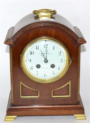 Lot 18 - A striking mantel clock, retailed by Mappin & Webb Ltd