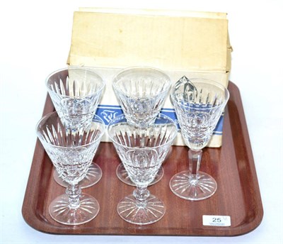 Lot 25 - A quantity of Waterford cut crystal glasses, some in original box