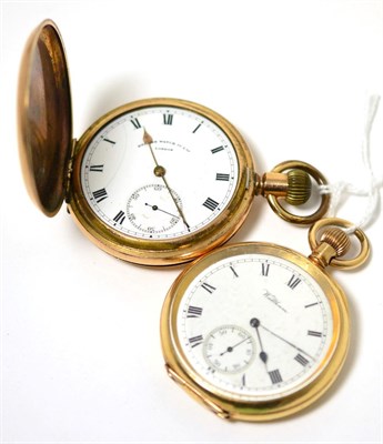 Lot 105 - Two plated pocket watches