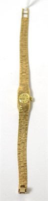 Lot 113 - A lady's 9ct gold wristwatch, signed Rotary