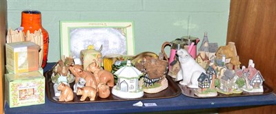 Lot 267 - Assorted ceramics including Royal Doulton Brambley Hedge; David Winter cottages; Sylvac bears...