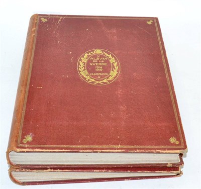 Lot 299 - L Album de la Guerre 1914/1919 illustration, two volumes of military photographs etc