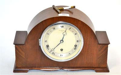 Lot 301 - A 1920's/30's chiming mantel clock