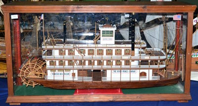 Lot 311 - Model of an American paddle boat