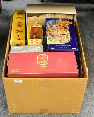 Lot 1037 - A collection of Toys and collectables including Pelham puppet, etc