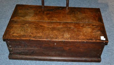 Lot 1068 - A 19th century blanket box