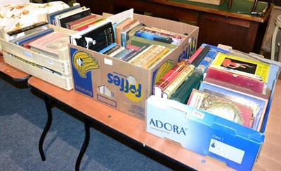 Lot 1072 - Four boxes of books on ballet, dance and theatre, some collectable titles, 8vos and 4tos, often...