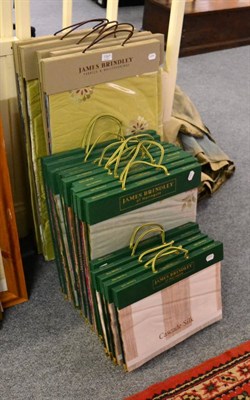 Lot 1097 - James Brindley of Harrogate large silk sample books including, Portobello Silk, Cascade,...