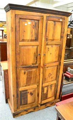 Lot 1116 - A panelled two door hall robe