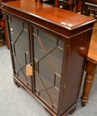 Lot 1123 - A astragal glazed mahogany display cabinet