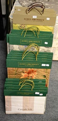 Lot 1147 - James Brindley of Harrogate large silk sample books including, Portobello Silk, Cascade,...