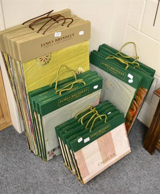 Lot 1151 - James Brindley of Harrogate large silk sample books including, Portobello Silk, Cascade,...