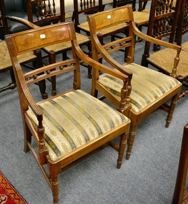 Lot 1309 - A pair of 19th century armchairs