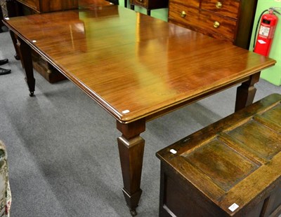 Lot 1378 - A mahogany dining table