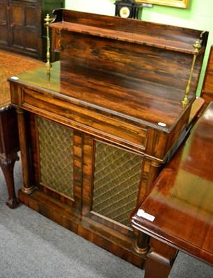 Lot 1379 - A Regency rosewood chiffonier