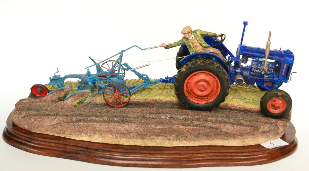 Lot 1 - Border Fine Arts 'At The Vintage' (Fordson E27N Tractor), model No. B0517 by Ray Ayres, limited...