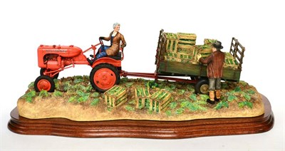 Lot 10 - Border Fine Arts 'Cut and Crated' (Allis Chalmers Tractor), model No. B0649 by Ray Ayres,...