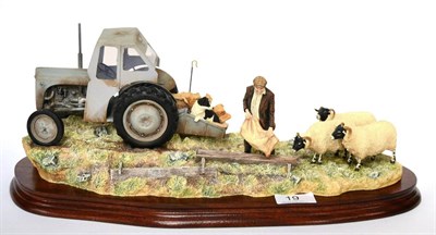 Lot 19 - Border Fine Arts 'Frosty Morning' (Fergie TE20), model No. B0343 by Ray Ayres, limited edition...